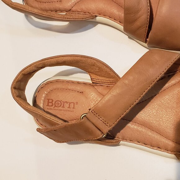 Born Rahway Leather Sandal with Cushioned footbed and straps - Picture 8 of 12